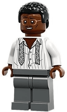 Ray Arnold - White Striped Shirt with Tie
