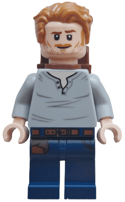 Owen Grady - Open Neck Shirt, Backpack