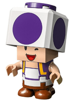 Purple Toad, Super Mario, Series 5 (Character Only)