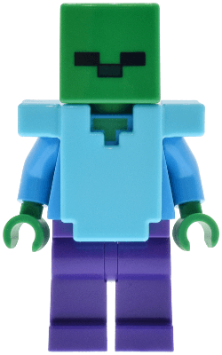 Zombie - Dark Purple Legs, Medium Azure Armor