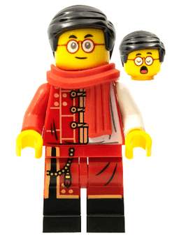 Mr. Tang - Red and White Jacket