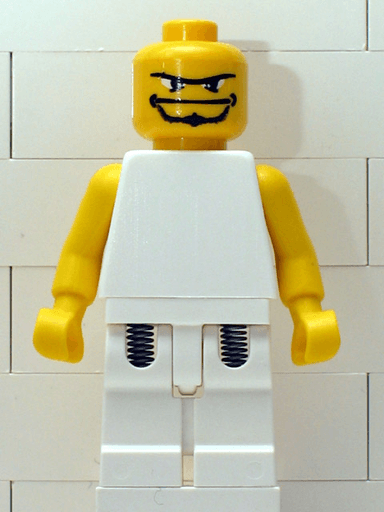 NBA Player White Torso, White Legs #1