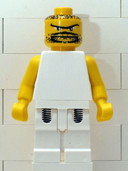 NBA Player White Torso, White Legs #2