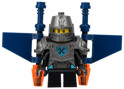 Robin Underwood - Pearl Dark Gray Helmet and Armor, Black Short Legs, Jet Pack