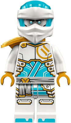 Zane - Dragons Rising, Tunic with Large Armor Plates, Head Wrap, Shoulder Pad