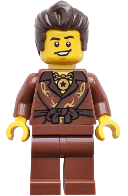 Dareth - Reddish Brown Robe, Reddish Brown Plain Legs (BAM)