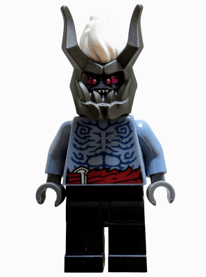 Oni Warrior - Sand Blue Torso, Black Legs