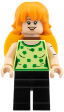 Nami - Yellowish Green Top, Straw Hat on Back