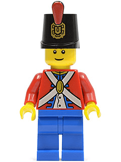 Imperial Soldier II - Shako Hat Printed, Blue Legs, Male (Undetermined Eyebrows)