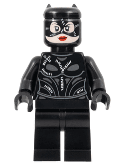 Catwoman - Black Stitched Suit and Mask