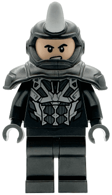 Rhino - Shoulder Armor with Light Bluish Gray Horn
