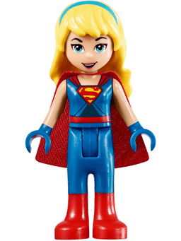 Supergirl - Blue Legs and Red Boots, Blue Gloves