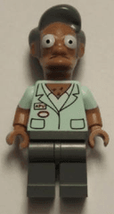 Apu Nahasapeemapetilon with Name Tag