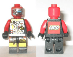 UFO Droid - Red with LEGO Logo on Back (Techdroid 2)