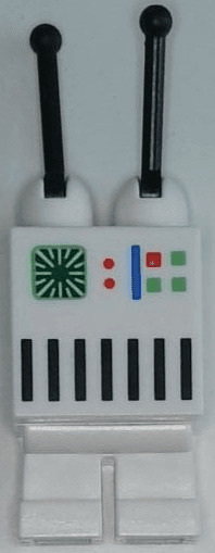 Classic Space Droid - White with Computer Panel (The Visitor's Droid)