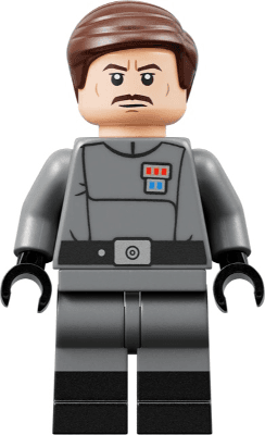 Admiral Wullf Yularen - Dark Bluish Gray Uniform, Dark Brown Hair