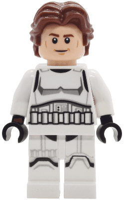 Han Solo - Stormtrooper Outfit, Printed Legs, Shoulder Belts, Smile / Angry
