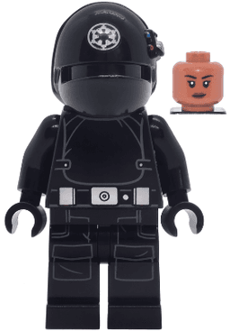 Imperial Gunner - Helmet with White Imperial Logo, Sienna Head