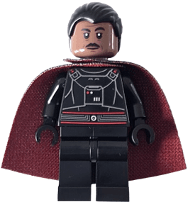 Moff Gideon - Cape, Medium Brown Head