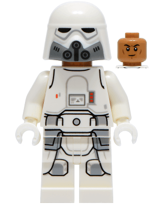 Imperial Remnant Snowtrooper - Medium Nougat Head