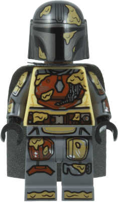 The Mandalorian / Din Djarin / 'Mando' - Brown Durasteel Armor, Printed Arms, Dark Tan Mud Splotches