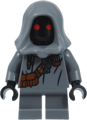 Jawa - Dark Bluish Gray Offworld Outfit, Strap with Pouches, Necklace and Pendants (Elder)