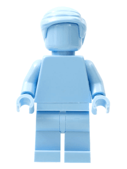Everyone is Awesome Bright Light Blue (Monochrome)
