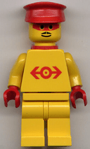 LEGO Loco Super Station Master with Red Plastic Cape