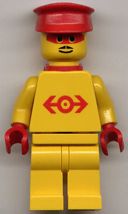 LEGO Loco Super Station Master with Red Plastic Cape