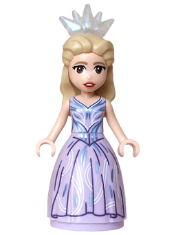 Glinda - Mini Doll, Lavender Dress, Wide Skirt, Crown Tiara