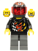 Backyard Blaster 1 (Bart Blaster) - Standard Helmet, Trans-Red Visor