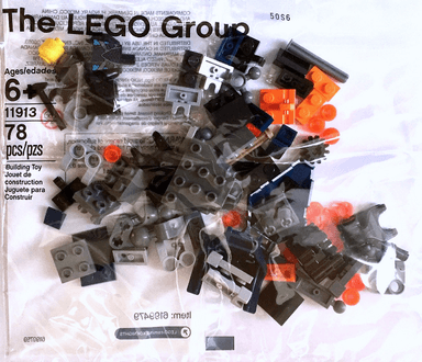 Parts for Nexo Knights: Build Your Own Adventure (included in Book 9780241283653) polybag