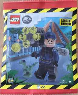 Ranger with Blaster and Raptor paper bag