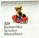 Ricky Raccoon on his Scooter
