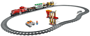 Red Cargo Train