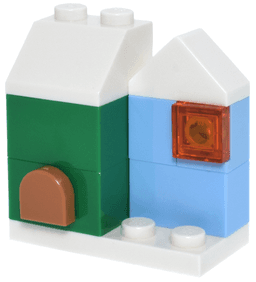Advent Calendar 2025, Disney Frozen (Day 16) - Green and Bright Light Blue Arendelle House
