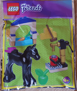 Cute Foal with Feeding Station foil pack