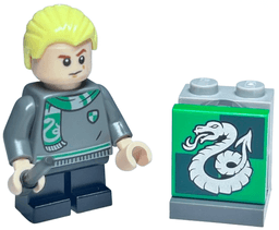 Advent Calendar 2024, Harry Potter (Day 6) - Draco Malfoy and Slytherin Tile