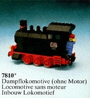 Push-Along Steam Engine (Locomotive without motor)