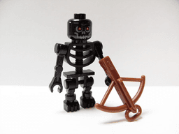 Advent Calendar 2008, Castle (Day 6) - Black Skeleton with Crossbow