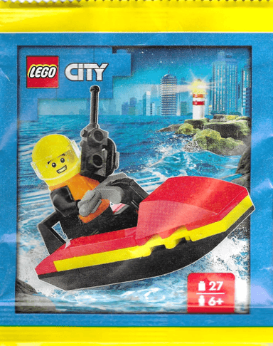 Rescue Mission with Jet Boat paper bag