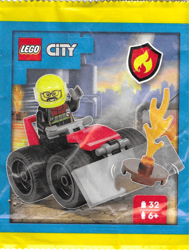 Firefighter with Buggy paper bag
