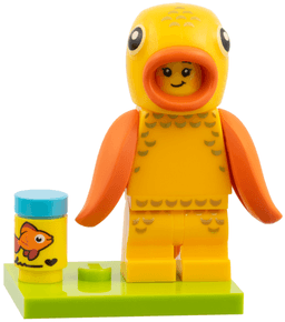 Goldfish Costume Fan, Series 28 (Complete Set with Stand and Accessories)