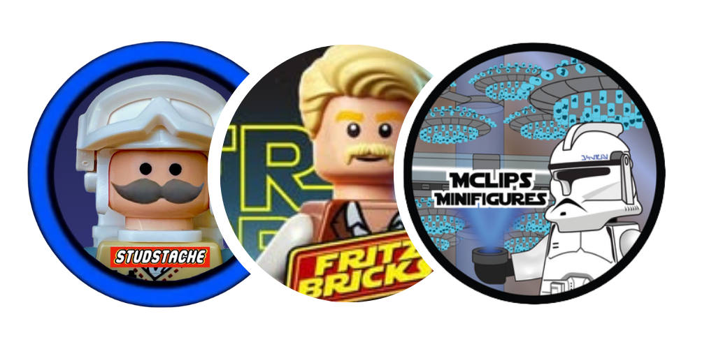 Studstache, Fritz Bricks and MClips Minifigures